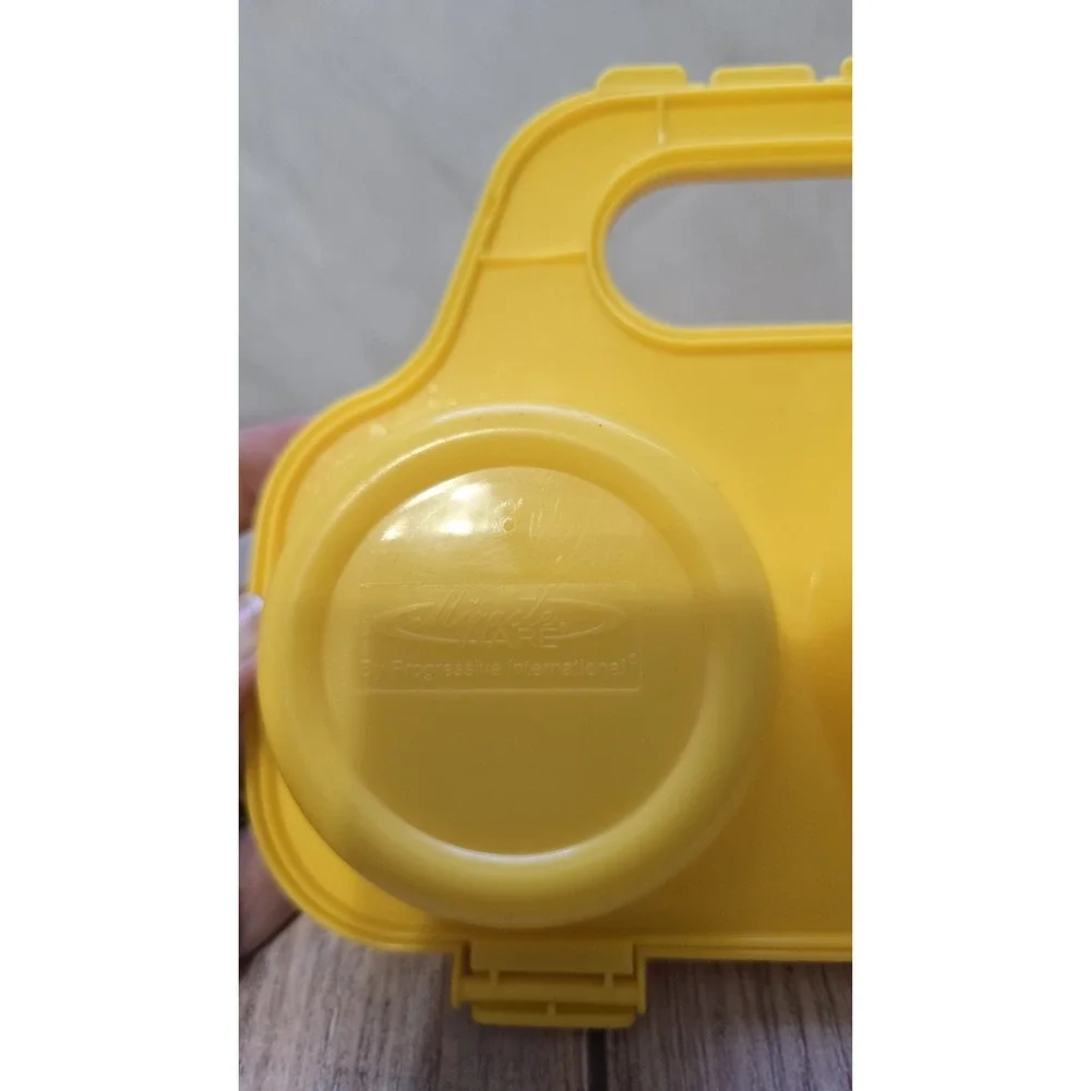 Miracle WARE by Progressive Microwave Egg Poacher Yellow With To ...